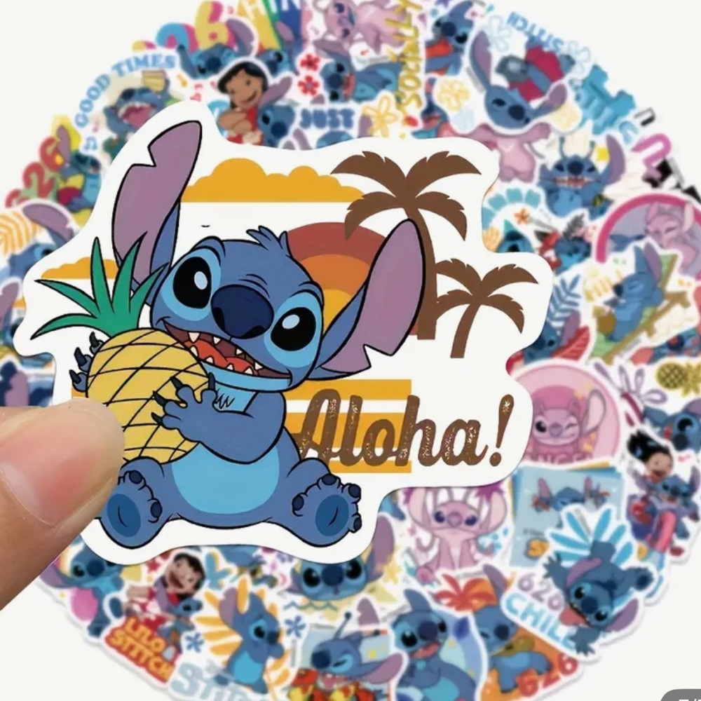 48 Lilo & Stitch Disney Inspired Variety Stickers